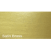 Satin Brass Plated Finish