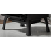 Black Cast Iron Leg Kit with Ash Drawer