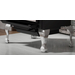 Brushed Nickel Cast Iron Structural Leg Kit with Ash Drawer
