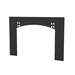 (34" x 50") Black Faceplate
