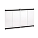 36 Inch Ebony Mosaic Masonry Bi-Fold Door