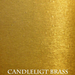 Candlelight Brass Artisan Premier Finish - Hand Applied