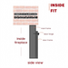 Inside (Fits Inside Opening And Needs Mortared In)