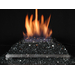 Alterna Ventless FireGlitter Set Witt Black Burner Set 20 Inch, Select Glass Color: Black Glass [GM-20BL]