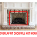 Brick Facing - OVERLAP DOOR WILL NOT WORK
