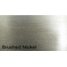 Brushed Nickel Finish