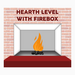 Hearth Level With Fireplace Floor