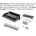 CXF-Burner - Full pan, tapered pan burner [CXF18-B]