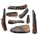 Giant Timbers 36" Concrete Gas Log Set by Superior, Add An Accessory Log Kit?: Accessory Log Kit for Giant Timbers [LAMF]