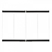 Bi Fold Glass Door Black