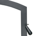Black Steel Arched Door