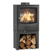 Farringdon 12 Wood Burning Stove by Arada, Optional Accessories: Farringdon 16 Log Storage - Grey