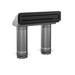 Hot Air Gravity Kit - Modern with Adjustable Pipes