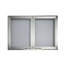 36" Vesper Stainless Steel Mesh Cabinet Style Doors [VOFBSD-36]
