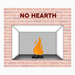 4 Sided Overlap Approximate2" (Left,Right,Top & Bottom) Hole In Wall NO HEARTH