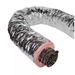 4" (102mm) Insulated Flex Duct for Outside Air - 25' [FLEXDUCT4AI]