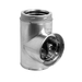 8" DuraTech Tee with Cap Tee with Cap (Stainless Steel) {8DT-STSS}