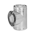 6" DuraPlus Tee with Cap (Stainless Steel) {6DP-TSS}