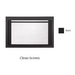 Clean 25" screen front - Black