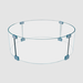 Tempered Glass Windshield 32" Diameter x 8" H Fits FPB-29R Series 29" Pan [GWS-32R]