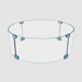 Tempered Glass Windshield, 1/4” 5 MM, 32" Diameter x 8" H Fits FPB-29R Series 29" Pan [GWS-32R]