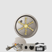 19" Pan 14" Burner [FPB-19RPSBR14AWS-x]