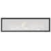 Clean Face Black Surround with Safety Barrier {STANFORD-CLEAN-BLK}