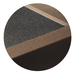 Black with Brown Trim