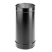 1 Piece 8" DuraBlack 12" Single-Wall Black Pipe [8DBK-12]