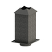 6" DuraTech 6" DuraTech 24" Square Ceiling Support Box with Collar [6DT-CS24IS]