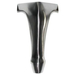 Large Pewter Queen Anne Legs - 8-3/4"H