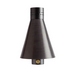 Black Head Only ø 9" x 12" Bowl Size 25,000 BTU [TKHEAD40MAN-B-xx]