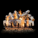 24 Inch Quaking Aspen Vented See-Through Log Set