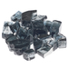1/2" Vesper Black Reflective Fire Glass