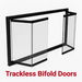 Fremont Masonry Fireplace Door by Portland Willamette, Select Door Type: Full Fold Bi-Fold Doors