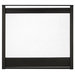 Multi Side Firescreen Front - Black {MSFR-36-BK}