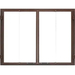 Premium Outdoor Glass Bi-fold Door with Stainless Steel Construction, Bronze Finish {ODGF42BZ-B}