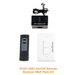 On/Off Remote and Receiver with White Wall Plate