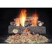Majestic Villawood 36" Outdoor Wood Fireplace, Add Gas Log Set?: 18" Fireside Realwood refractory cement log set with 18" safety pilot hearth kit for outdoor fireplaces - 55,000 Btu/Hour Input LP {FRW118 + ODSP-18LP}