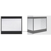 Multi Side End Panel Firescreen Front - Black {MSEP-36-BK}
