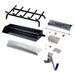 Rasmussen Evening Campfire Logs with F Burner Set, SELECT  VALVE for Natural Gas: Match Lit Ignition {BxxFH-}
