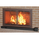 Airculator with fireplace doors