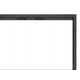 Stiletto Fireplace Door in Rustic Black Top Right Corner Detail