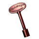 Antique copper gas valve key