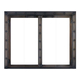 Black Rock Fireplace Door in Classic Bronze