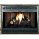 Brookfield Aluminum ZC-Deluxe Refacing in Rustic Black with Scroll louvers