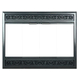 Brookfield Aluminum ZC Deluxe Refacing in Rustic Black with Scroll louvers