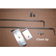 Angled Mesh Curtain Rod