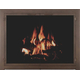 Cascadian Masonry Fireplace Door - flush fit panels - in Copper Vein