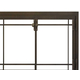 Craftsman Fireplace Door in Classic Bronze Top Right Corner Detail